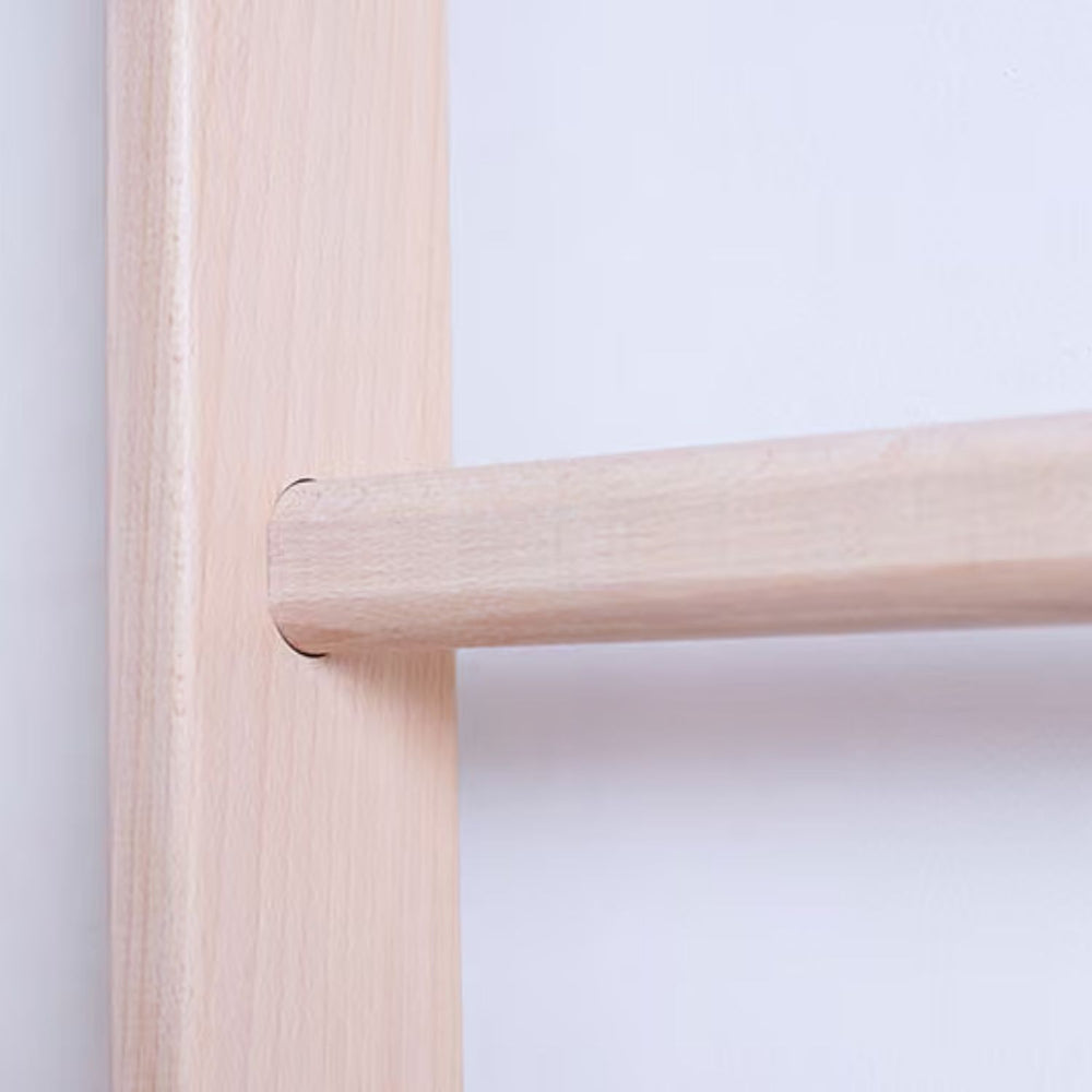 BenchK 100 Solid Beech Wooden Wall Bars with 8 Rungs