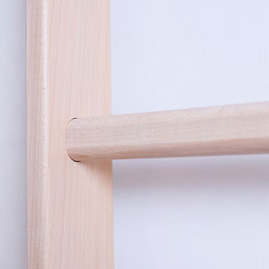 BenchK 100 Solid Beech Wooden Wall Bars with 8 Rungs