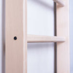 BenchK 111 Solid Beech Wooden Wall Bars with Adjustable Pull-up Bar