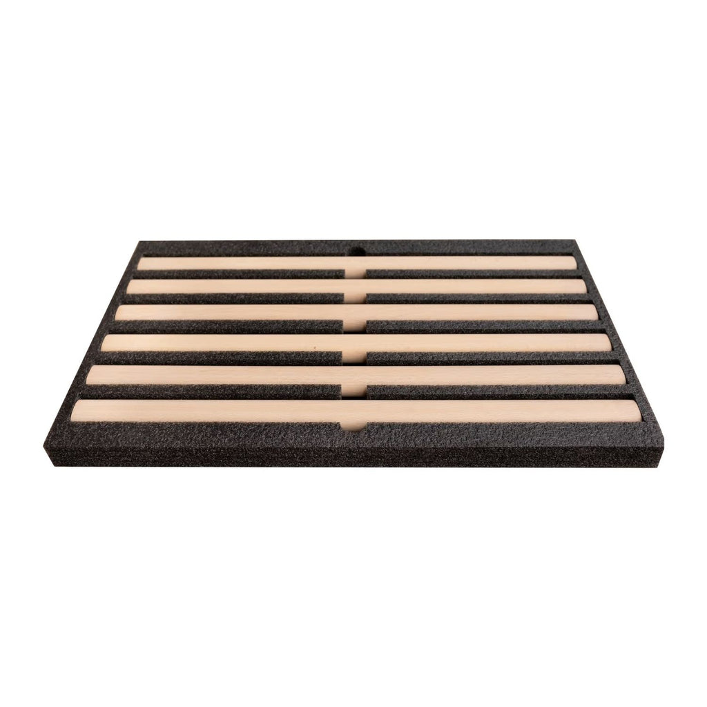 BenchK 200 Beech Wooden Wall Bars with Steel Frame and 8 Rungs