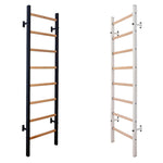 BenchK 200 Beech Wooden Wall Bars with Steel Frame and 8 Rungs