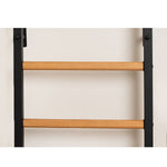BenchK 200 Beech Wooden Wall Bars with Steel Frame and 8 Rungs