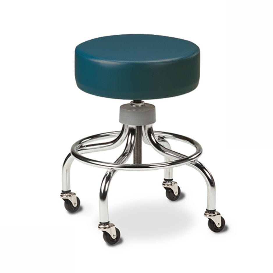 Clinton Industries Chrome Base Stool - sold by Dansons Medical -  manufactured by Clinton Industries (MM)