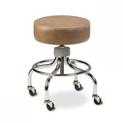 Clinton Industries Chrome Base Stool - sold by Dansons Medical -  manufactured by Clinton Industries (MM)