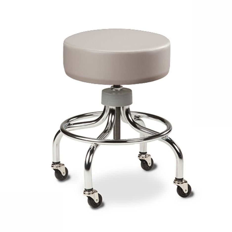 Clinton Industries Chrome Base Stool - sold by Dansons Medical -  manufactured by Clinton Industries (MM)