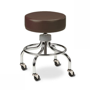 Clinton Industries Chrome Base Stool