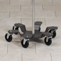 Clinton Industries Heavy Base Infusion Pump Stand - sold by Dansons Medical -  manufactured by Invacare