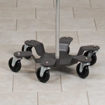 Clinton Industries Heavy Base Infusion Pump Stand - sold by Dansons Medical -  manufactured by Invacare