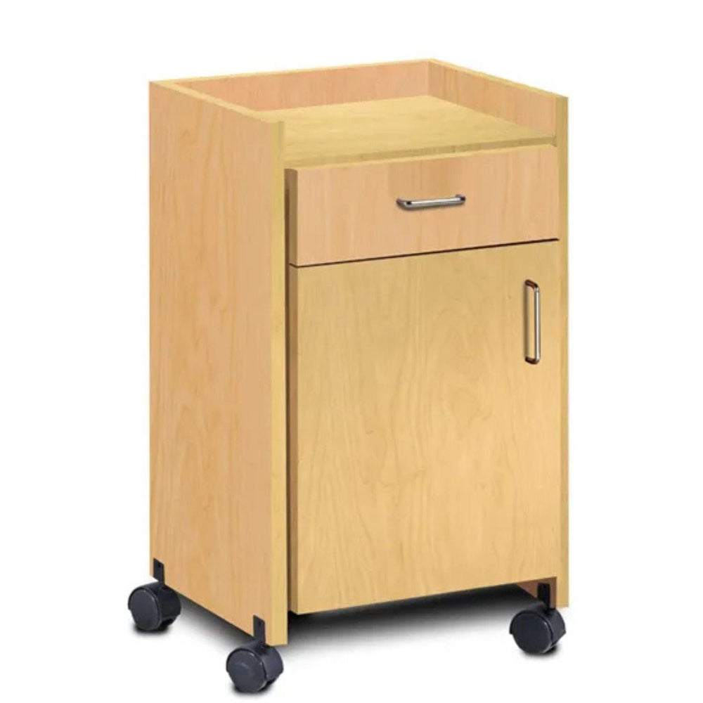 Clinton Industries Mobile Bedside Cabinet - sold by Dansons Medical -  manufactured by Clinton Industries (MM)