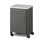 Clinton Industries Mobile Molded Top Bedside Cabinet - sold by Dansons Medical -  manufactured by Clinton Industries (MM)