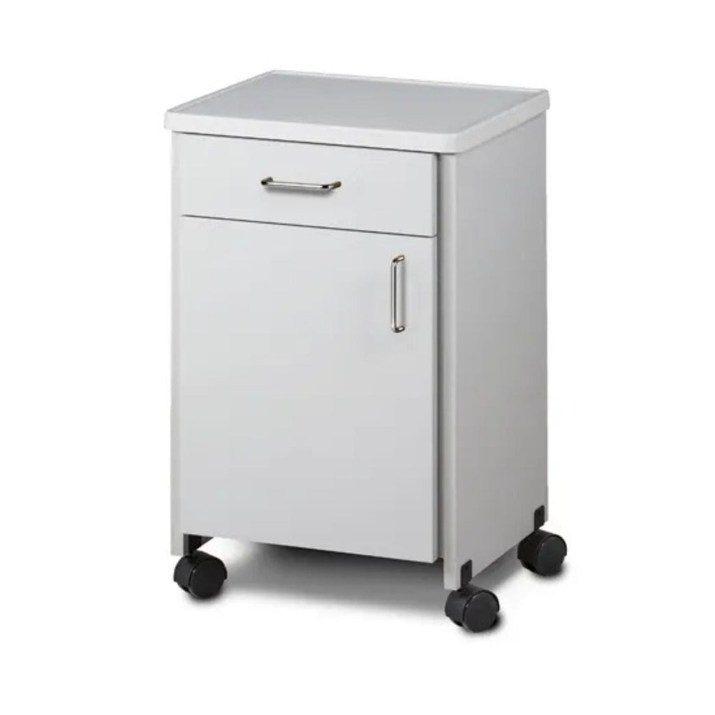 Clinton Industries Mobile Molded Top Bedside Cabinet - sold by Dansons Medical -  manufactured by Clinton Industries (MM)