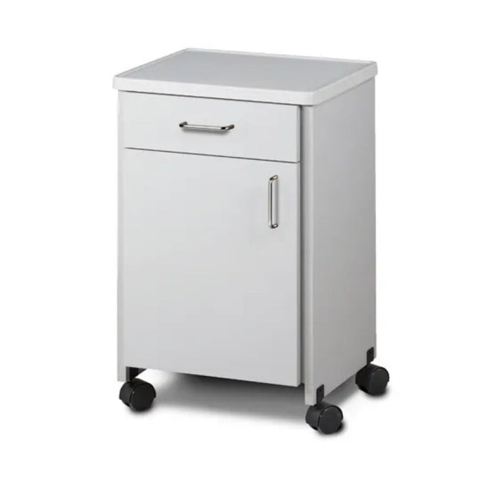 Clinton Industries Mobile Molded Top Bedside Cabinet