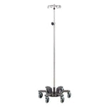 Clinton Industries Stainless Steel Infusion Pump Stand - sold by Dansons Medical -  manufactured by Invacare