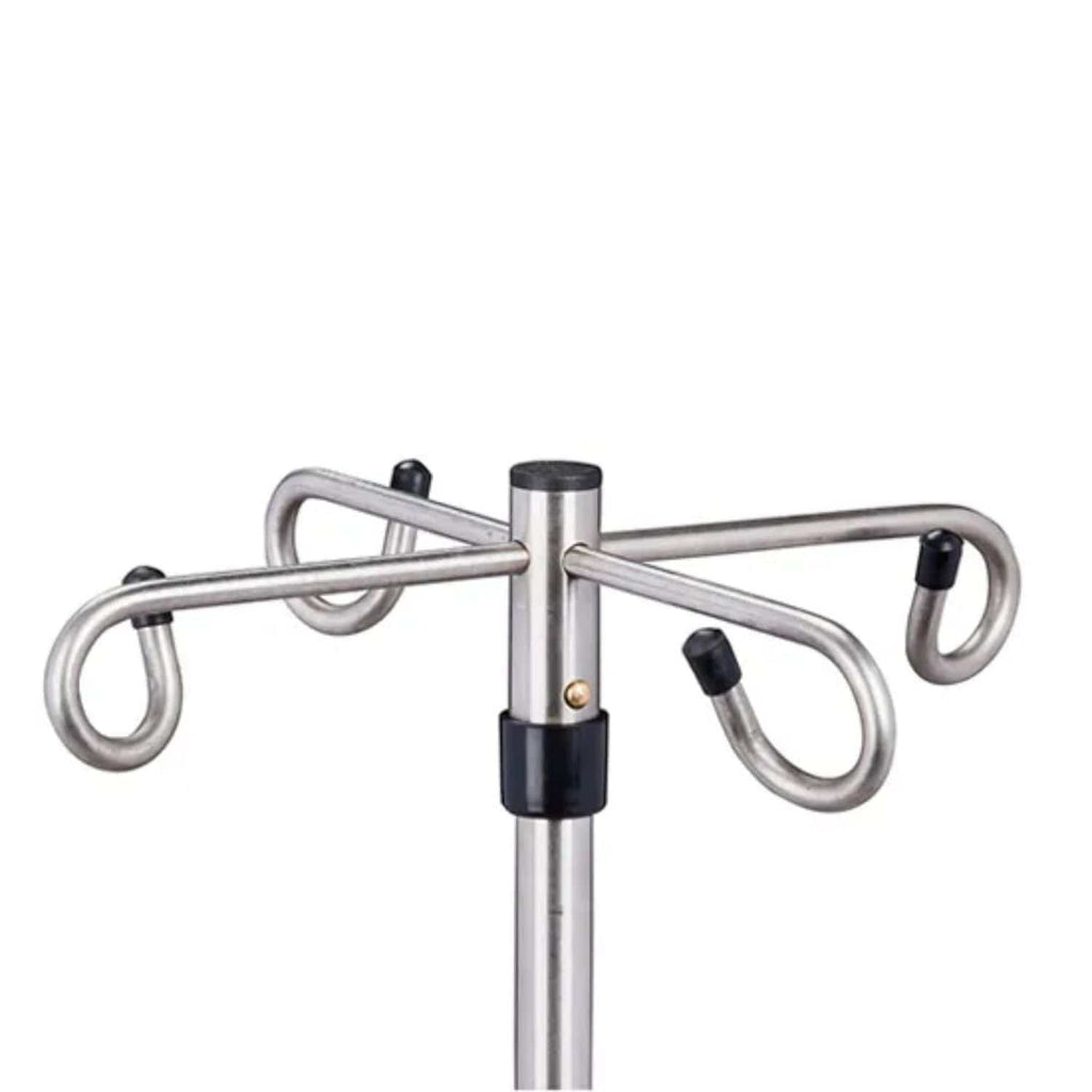 Clinton Industries Stainless Steel Infusion Pump Stand - sold by Dansons Medical -  manufactured by Invacare