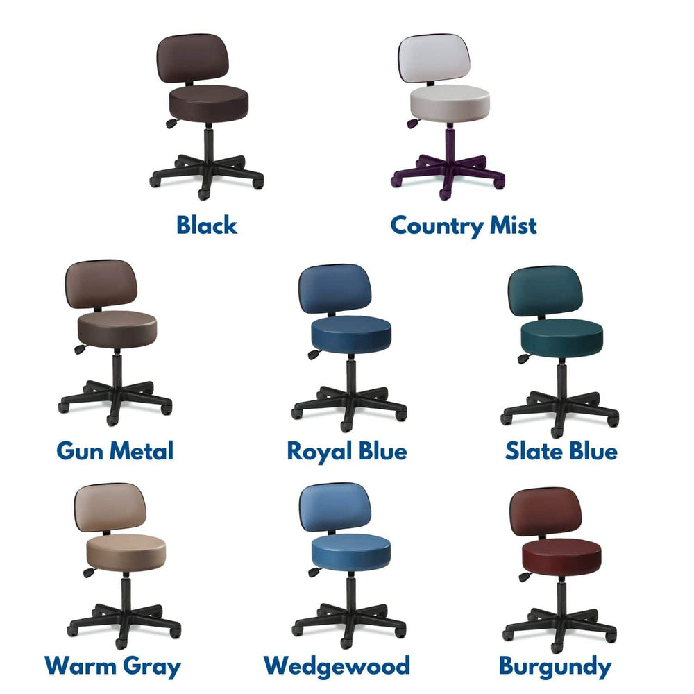 Clinton Industries Standard Series Pneumatic Stool - sold by Dansons Medical -  manufactured by Clinton Industries (MM)