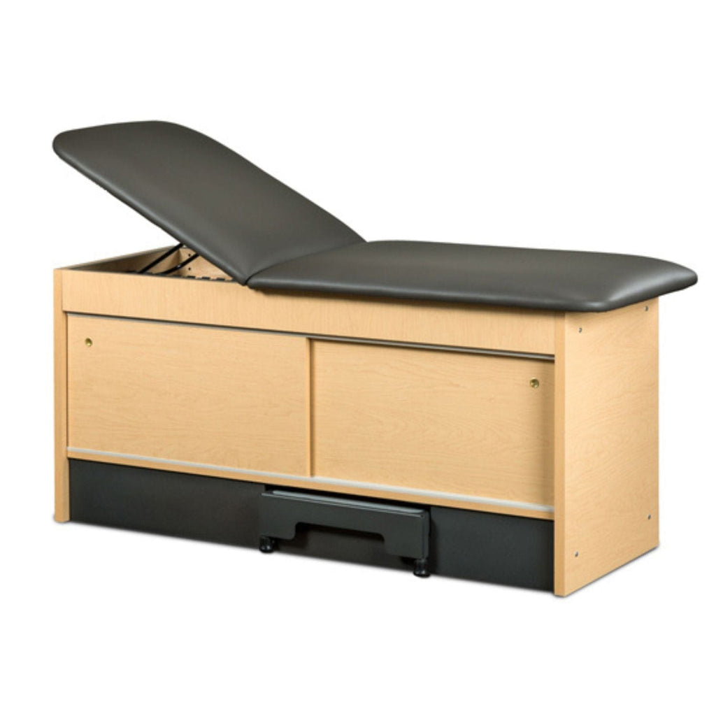 Clinton Industries Step-Up Treatment Table with 2 Sliding Doors - sold by Dansons Medical -  manufactured by Clinton Industries (MM)