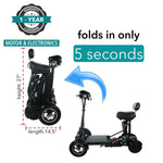 ComfyGo MS-3000 Foldable Mobility Scooter - sold by Dansons Medical - Scooters manufactured by ComfyGo Mobility