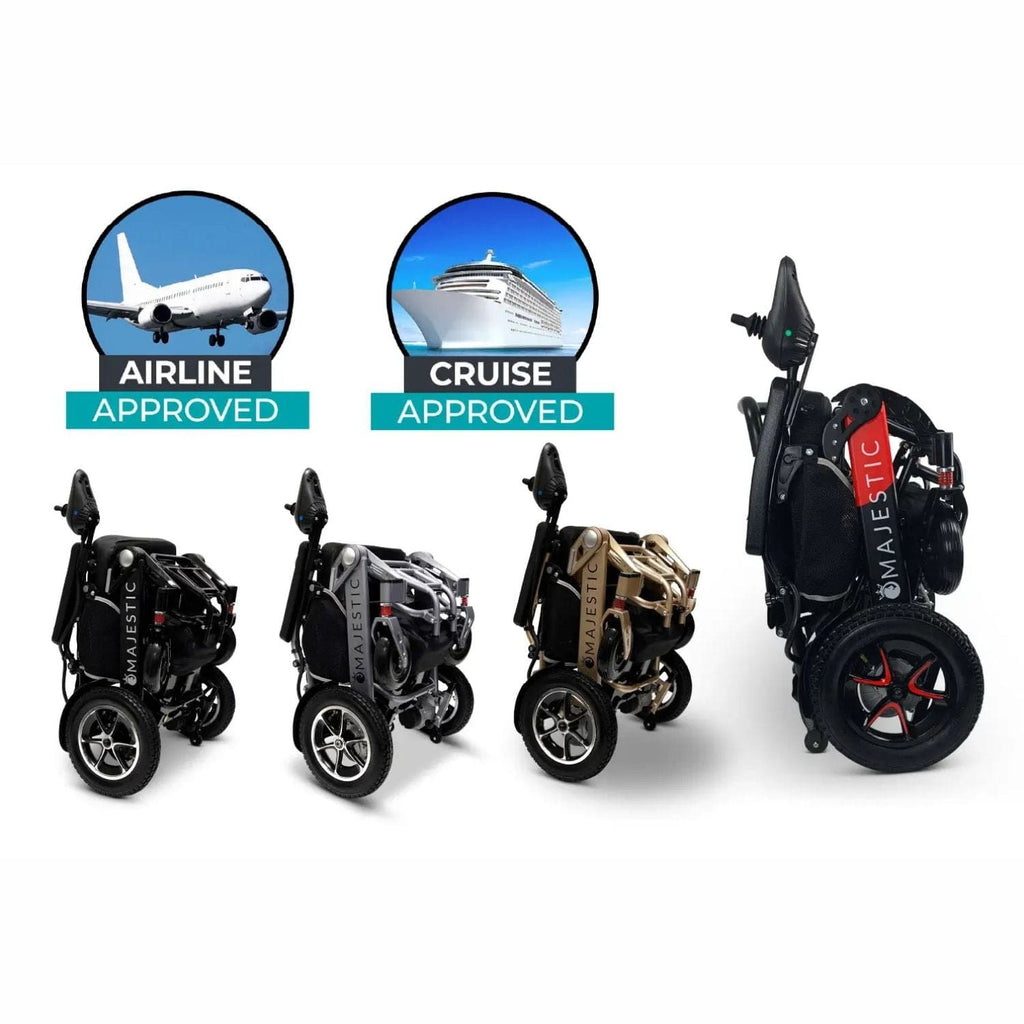 ComfyGo Majestic IQ-7000 Auto Folding Remote Controlled Electric Wheelchair - sold by Dansons Medical - Powered Wheelchairs manufactured by ComfyGo Mobility