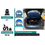 ComfyGo Phoenix Carbon Fiber Electric Wheelchair - sold by Dansons Medical - Powered Wheelchairs manufactured by ComfyGo Mobility