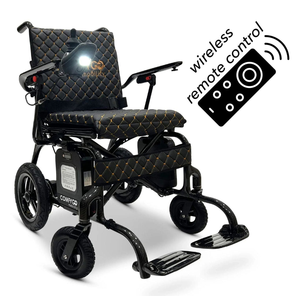 ComfyGo Phoenix Carbon Fiber Electric Wheelchair - sold by Dansons Medical - Powered Wheelchairs manufactured by ComfyGo Mobility