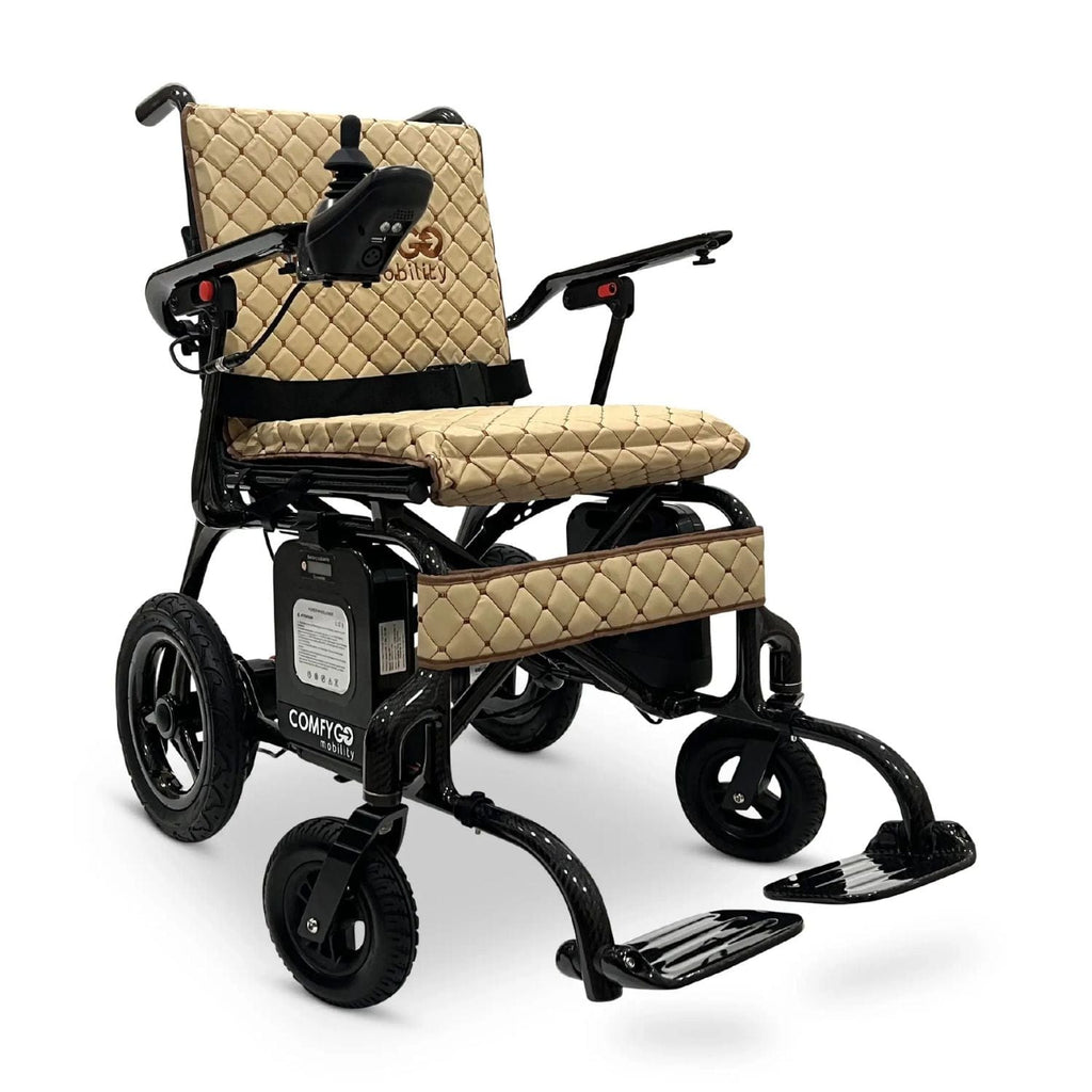 ComfyGo Phoenix Carbon Fiber Electric Wheelchair - sold by Dansons Medical - Powered Wheelchairs manufactured by ComfyGo Mobility
