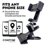 ComfyGO Universal Phone Holder - sold by Dansons Medical -  manufactured by ComfyGo Mobility