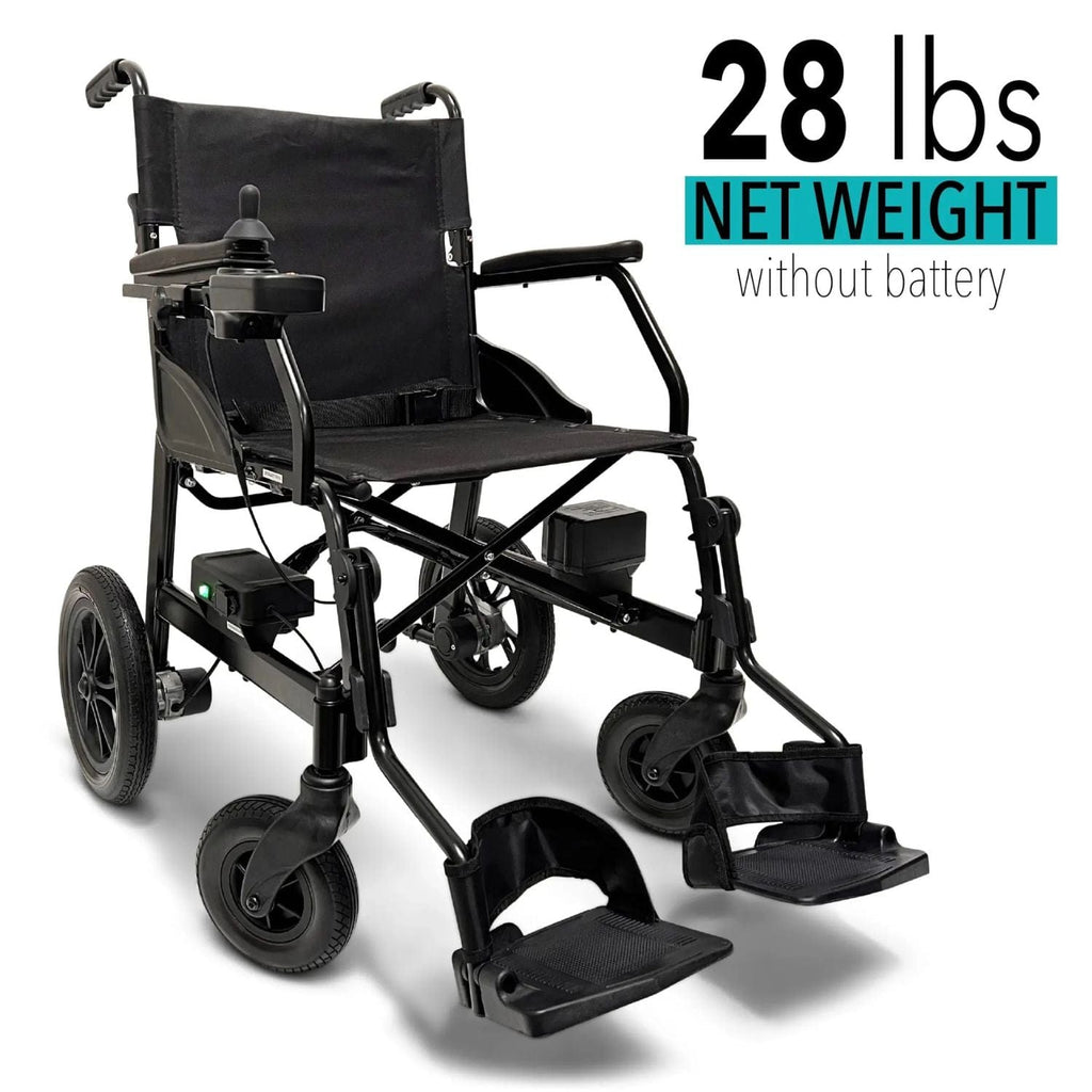 ComfyGo X-Lite Ultra Lightweight Foldable Electric Wheelchair - sold by Dansons Medical - Powered Wheelchairs manufactured by ComfyGo Mobility
