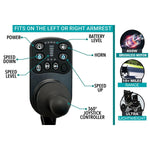 ComfyGo X-Lite Ultra Lightweight Foldable Electric Wheelchair - sold by Dansons Medical - Powered Wheelchairs manufactured by ComfyGo Mobility