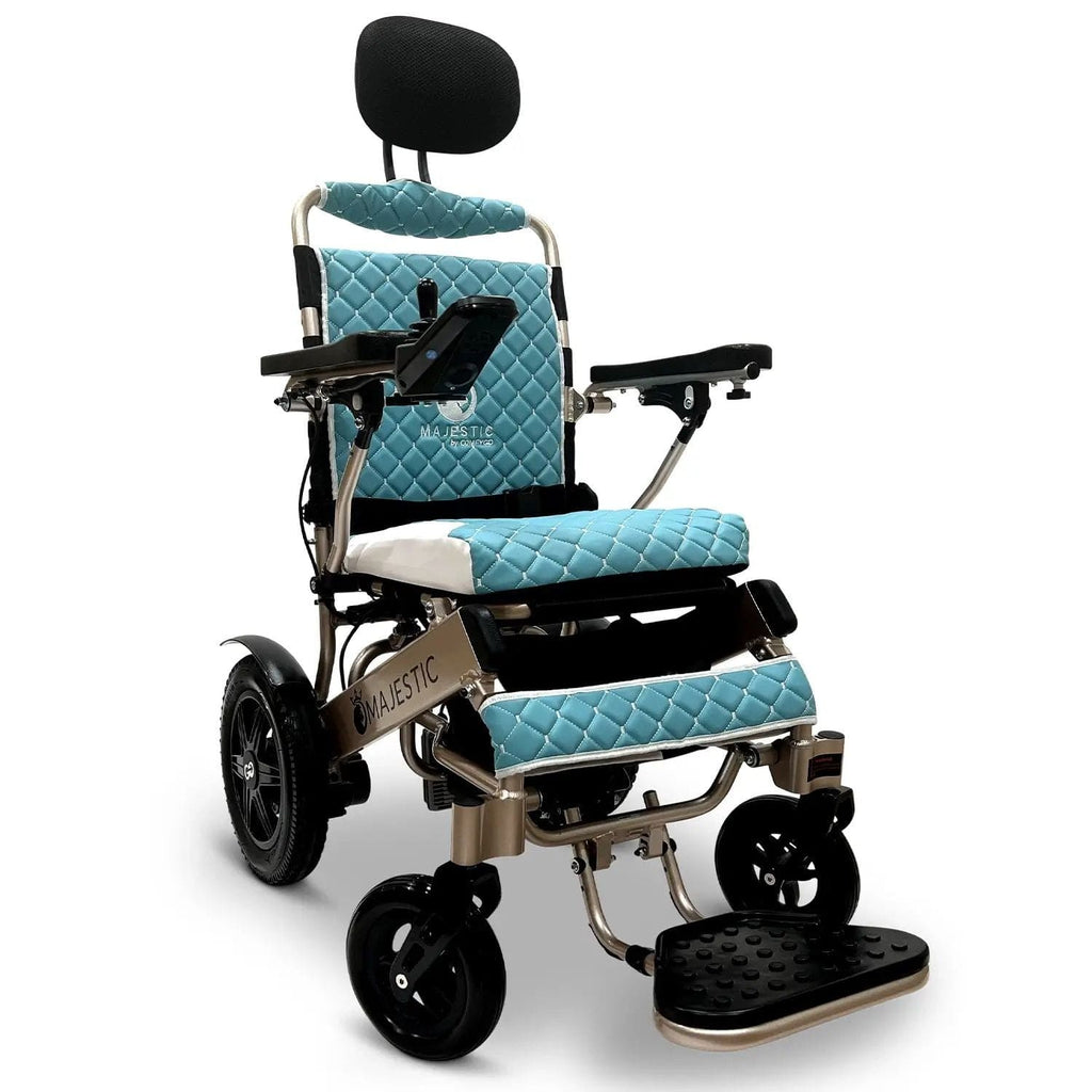 ComfyGo MAJESTIC IQ-9000 Auto Recline Remote Controlled Electric Wheelchair - sold by Dansons Medical - Powered Wheelchairs manufactured by ComfyGo Mobility
