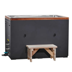 Golden Designs XL Cuboid 304 Nano-Coated Stainless Steel Cold Plunge, a Hot and Cold Tubs by Golden Designs (SCS) available at Dansons Medical