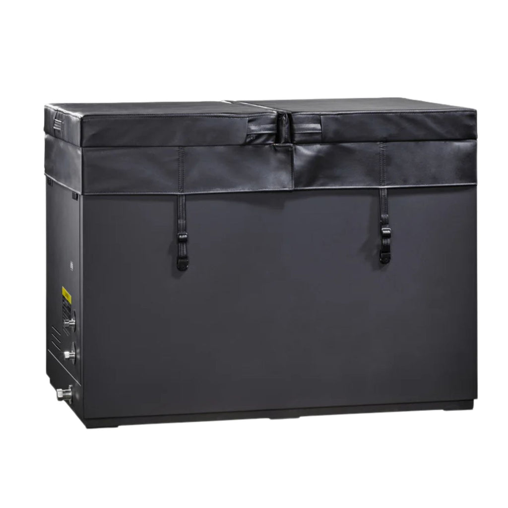 Golden Designs XL Cuboid 304 Nano-Coated Stainless Steel Cold Plunge, a Hot and Cold Tubs by Golden Designs (SCS) available at Dansons Medical
