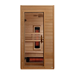 Golden Designs Dynamic Martin 1-2 Person Near Zero EMF Full Spectrum FAR Infrared Sauna, a Saunas by Golden Designs (SCS) available at Dansons Medical
