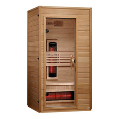 Golden Designs Dynamic Martin 1-2 Person Near Zero EMF Full Spectrum FAR Infrared Sauna, a Saunas by Golden Designs (SCS) available at Dansons Medical