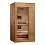 Golden Designs Dynamic Martin 1-2 Person Near Zero EMF Full Spectrum FAR Infrared Sauna, a Saunas by Golden Designs (SCS) available at Dansons Medical