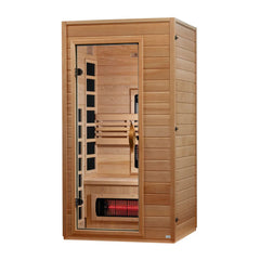 Golden Designs Dynamic Martin 1-2 Person Near Zero EMF Full Spectrum FAR Infrared Sauna, a Saunas by Golden Designs (SCS) available at Dansons Medical