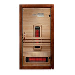 Golden Designs Dynamic Santorini 1-2 Person Near Zero EMF Full Spectrum FAR Infrared Sauna, a Saunas by Golden Designs (SCS) available at Dansons Medical