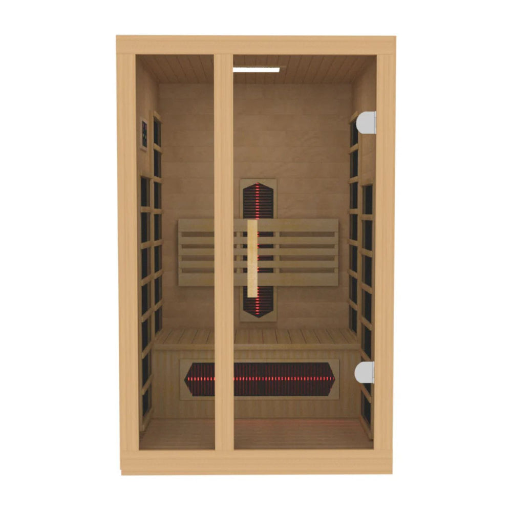 Golden Designs Dynamic Gracia 1-2 Person Near Zero EMF Full Spectrum FAR Infrared Sauna, a Saunas by Golden Designs (SCS) available at Dansons Medical