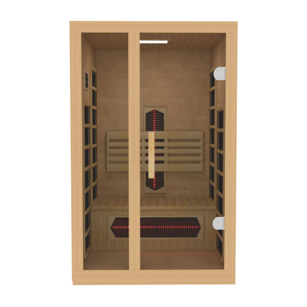 Golden Designs Dynamic Gracia 1-2 Person Near Zero EMF Full Spectrum FAR Infrared Sauna, a Saunas by Golden Designs (SCS) available at Dansons Medical