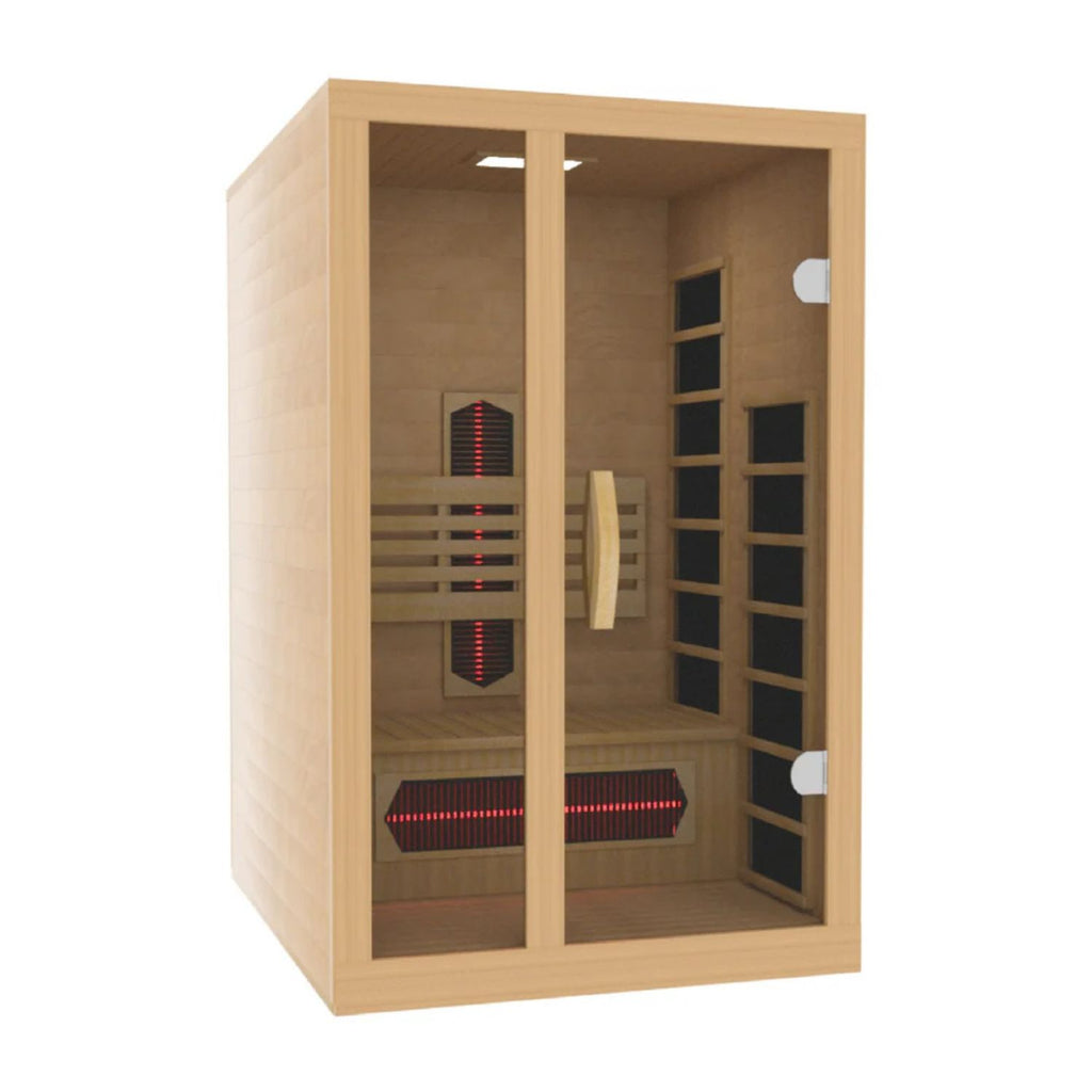 Golden Designs Dynamic Gracia 1-2 Person Near Zero EMF Full Spectrum FAR Infrared Sauna, a Saunas by Golden Designs (SCS) available at Dansons Medical