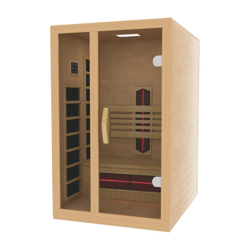 Golden Designs Dynamic Gracia 1-2 Person Near Zero EMF Full Spectrum FAR Infrared Sauna, a Saunas by Golden Designs (SCS) available at Dansons Medical