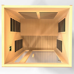 Golden Designs Dynamic Cordoba 2-Person Low EMF FAR Infrared Sauna, a Saunas by Golden Designs (SCS) available at Dansons Medical