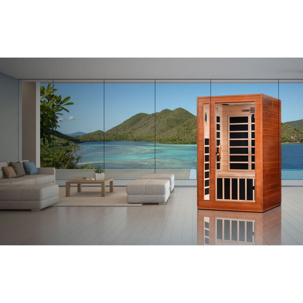 Golden Designs Dynamic Cordoba 2-Person Low EMF FAR Infrared Sauna, a Saunas by Golden Designs (SCS) available at Dansons Medical