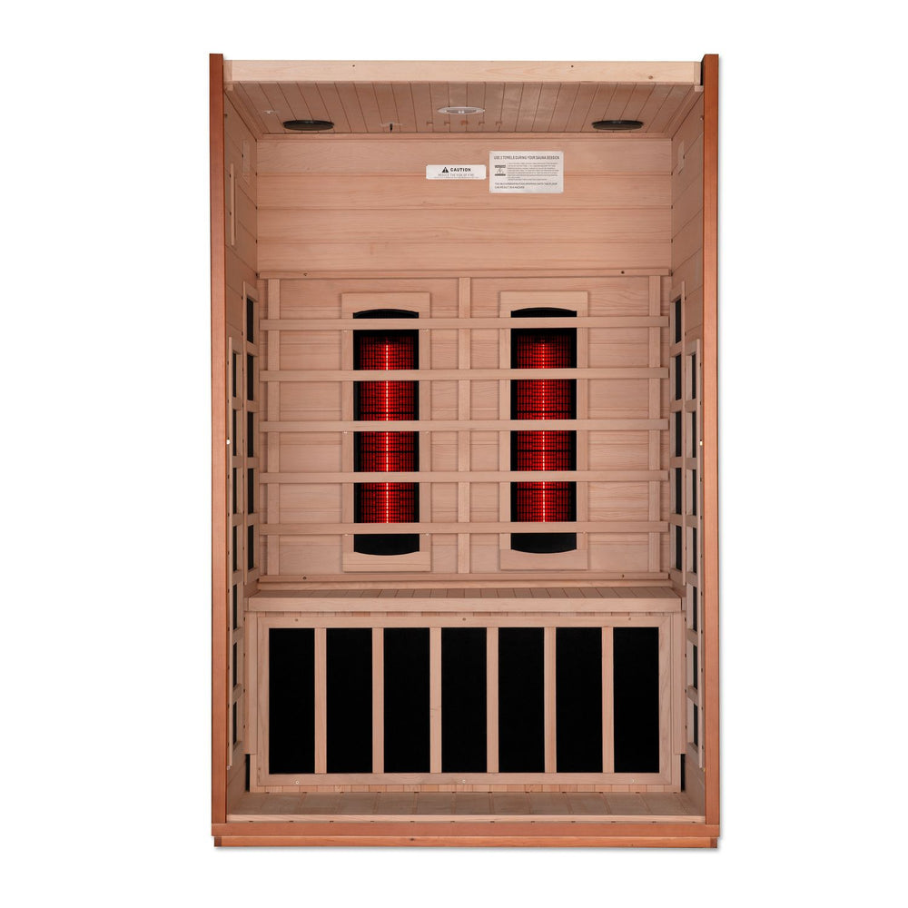Golden Designs Dynamic Cardoba 2-Person Full Spectrum Near Zero EMF FAR Infrared Sauna, a Saunas by Golden Designs (SCS) available at Dansons Medical
