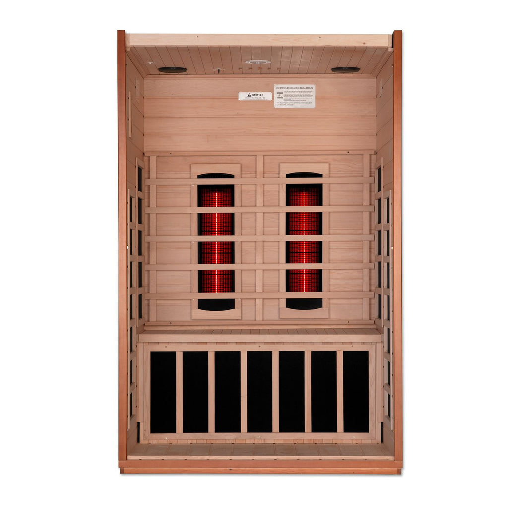 Golden Designs Dynamic Cardoba 2-Person Full Spectrum Near Zero EMF FAR Infrared Sauna, a Saunas by Golden Designs (SCS) available at Dansons Medical