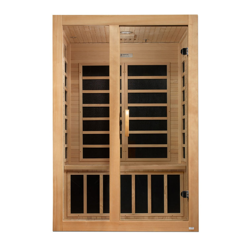Golden Designs Dynamic Santiago 2-Person Low EMF FAR Infrared Sauna, a Saunas by Golden Designs (SCS) available at Dansons Medical