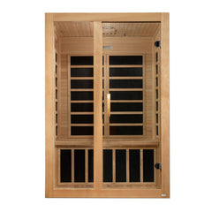 Golden Designs Dynamic Santiago 2-Person Low EMF FAR Infrared Sauna, a Saunas by Golden Designs (SCS) available at Dansons Medical