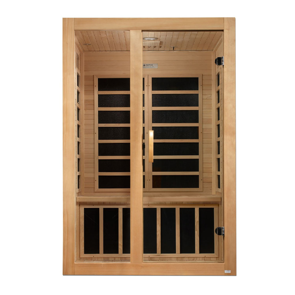 Golden Designs Dynamic Santiago 2-Person Low EMF FAR Infrared Sauna, a Saunas by Golden Designs (SCS) available at Dansons Medical