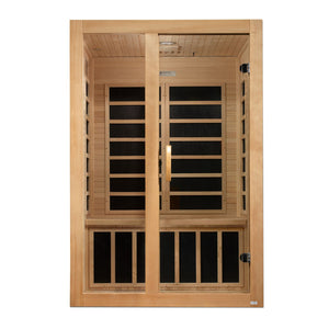 Golden Designs Dynamic Santiago 2-Person Low EMF FAR Infrared Sauna, a Saunas by Golden Designs (SCS) available at Dansons Medical