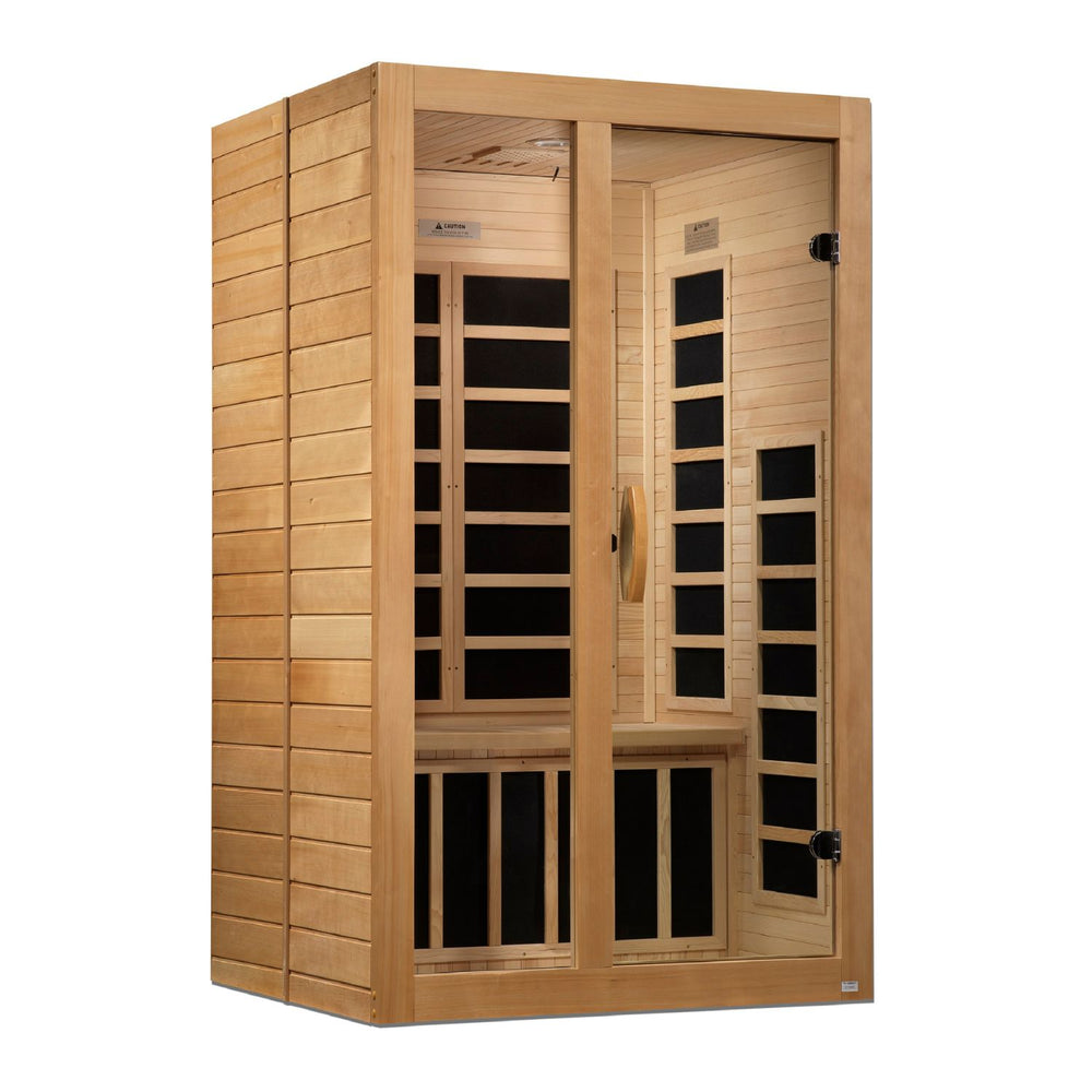 Golden Designs Dynamic Santiago 2-Person Low EMF FAR Infrared Sauna, a Saunas by Golden Designs (SCS) available at Dansons Medical