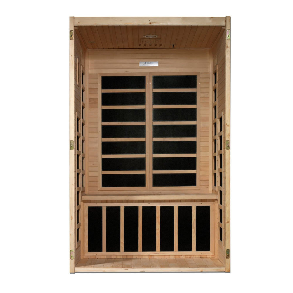 Golden Designs Dynamic Santiago 2-Person Low EMF FAR Infrared Sauna, a Saunas by Golden Designs (SCS) available at Dansons Medical